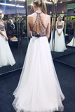 Halter Backless Princess Prom Dresses For Teens,Cheap Evening Dresses HZ0527