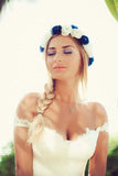 Casual Chiffon Off the Shoulder Long Off White Beach Wedding Dresses With Lace HZ0527