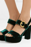 Promfast New Female Fairy Style High Heeled Shoes, Retro High Heeled Hot Trend Shoe HZ0527