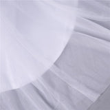 Princess White Tulle Lace Top Beaded Wedding Dresses, Cheap Long Bridal Dress HZ0527