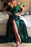 Elegant Dark Green Lace Prom Dress,Long Green Evening Dress, Formal Women Dress HZ0527