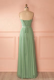 Simple Chiffon Plus Size Sweetheart Prom Dress, Lace-up Back Pleated Prom Dress HZ0527