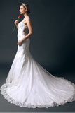Charming Long Mermaid Lace Wedding Dresses With Straps HZ0527