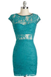 Lace Simple Cheap Sheath Short Prom Dresses For Teens HZ0527