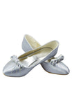 Beading Low Heel Handmade Women Shoes With Bow Knot HZ0527