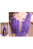 Short Front Long Back Lace Beaded Backless Prom Dresses HZ0527