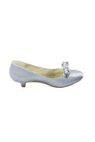 Beading Low Heel Handmade Women Shoes With Bow Knot HZ0527