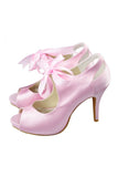 Beautiful High Heel Handmade Comfortable Wedding Shoes For Girl HZ0527
