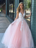 Stunning Lace Applique Ball Gown Long Ball Gowns Prom Dresses Quinceanera Dress HZ0527