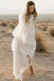 Sheath Bateau Long Sleeves Court Train Wedding Dress with Appliques HZ0527