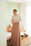 Petite Simone Pleated Maxi dress by promfast center HZ0527