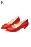 Beautiful White Peep Toe High Heel Handmade Comfy Wedding Shoes HZ0527
