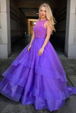 Beaded Bodice Ball Gown Prom Dresses Simple Quinceanera Dress HZ0527