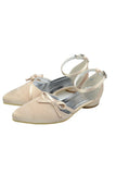 Charming Ankle Strap handmade Comfy Flats For Wedding HZ0527