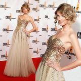 Sweetheart A Line Gold Sequin Tulle Long Sleeveless Prom Dresses HZ0527