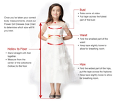 Promfast Cute Tulle Jewel Neckline Cap Sleeve Beading Flower Girl Dresses With Lace Appliques HZ0527