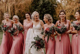 New 2025 Corne Bridesmaid Dresses, Party dress in Promfast HZ0527