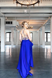 Promfast Chic A Line Spaghetti Straps V Neck Prom Dresses Evening Dresses HZ0527