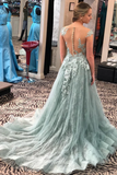 Promfast Illusion Neckine A Line Cap Sleeves Prom Dresses Lace Appliques Formal Evening Gowns HZ0527