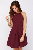 Promfast 2025 Homecoming Dress Cheap Burgundy Short Prom Dress Party Dress HZ0527