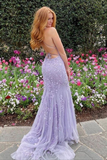 Promfast Mermaid Lace Prom Dress Long Formal Evening Dress, Dance Dresses, School Party Gown HZ0527
